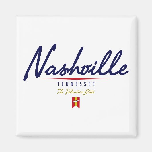 Nashville Script Magneet (Voorkant)