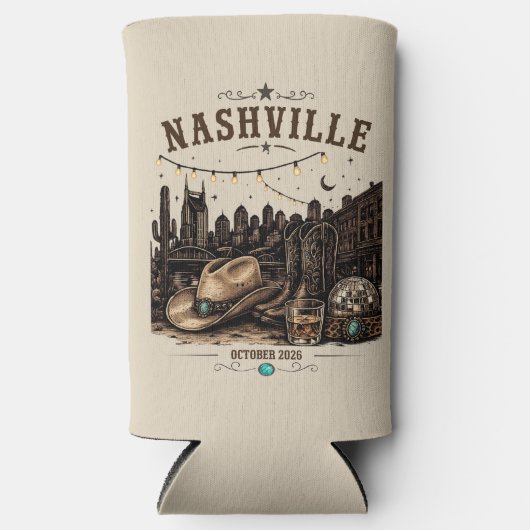 Nashville Seltzer Blikjeskoeler (Voorkant)