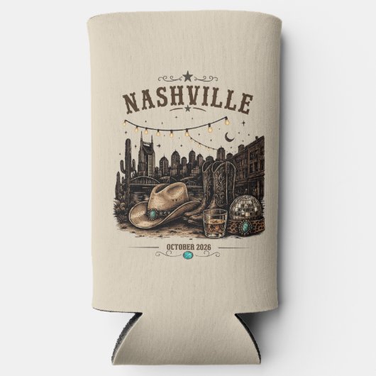Nashville Seltzer Blikjeskoeler (Voorkant)