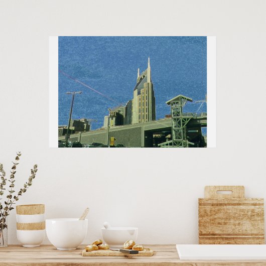 Nashville Sky Poster (Keuken)