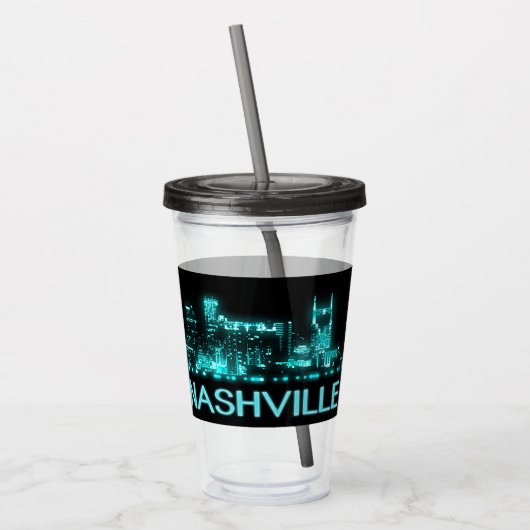 Nashville Skyline Acryl Drinkbeker (Links)