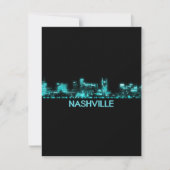 Nashville Skyline Bedankkaart (Voorkant)