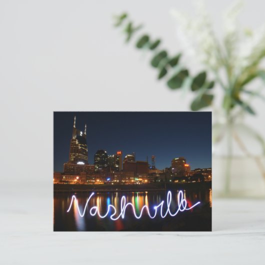 Nashville Skyline Briefkaart (Staand voorkant)
