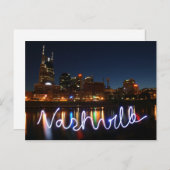 Nashville Skyline Briefkaart (Voorkant / Achterkant)