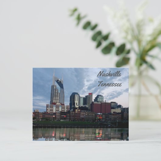 Nashville Skyline Briefkaart (Staand voorkant)