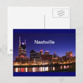 Nashville Skyline Briefkaart (Voorkant / Achterkant)