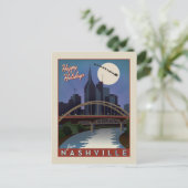 Nashville Skyline Briefkaart (Staand voorkant)