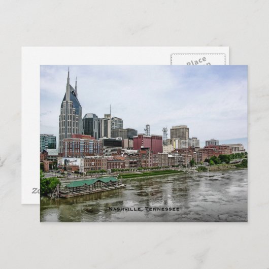 Nashville Skyline Briefkaart (Voorkant / Achterkant)