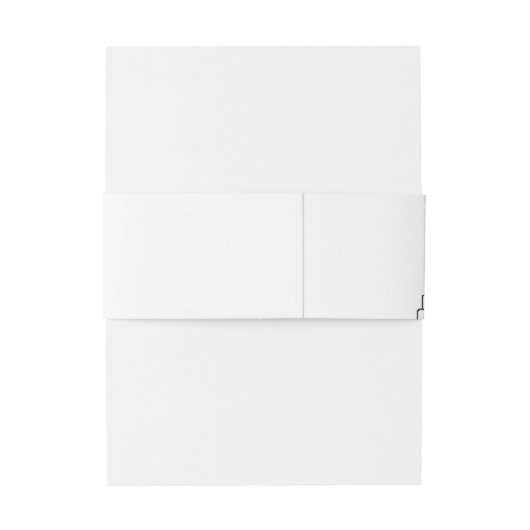 Nashville Skyline bruiloft | Uitnodigingen Wikkel (Achterkant Voorbeeld)