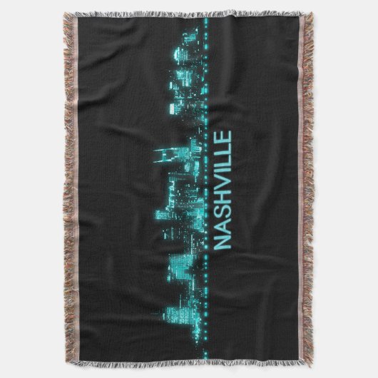 Nashville Skyline Deken (Voorkant Verticaal)
