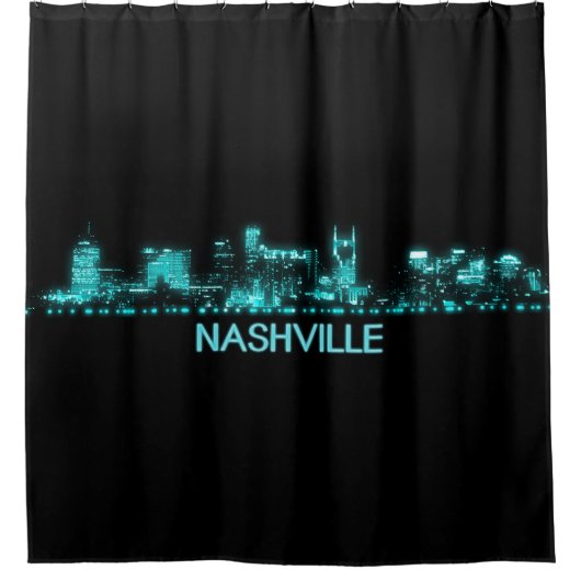 Nashville Skyline Douchegordijn (Voorkant)