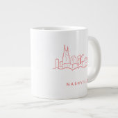 Nashville Skyline Grote Koffiekop (Voorkant rechts)