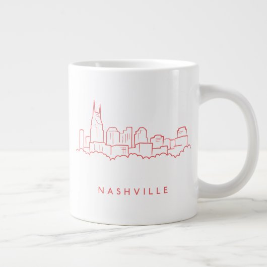 Nashville Skyline Grote Koffiekop (Rechts)