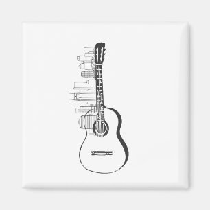 Nashville Skyline Guitar Magneet