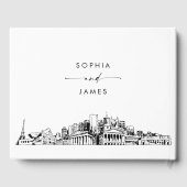 Nashville Skyline Huwelijk Gastenboek (Achterkant)