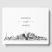 Nashville Skyline Huwelijk Gastenboek (Voorkant)