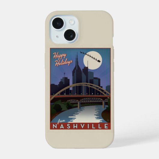 Nashville Skyline iPhone 15 Case (Achterkant)