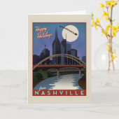 Nashville Skyline Kaart (Gele Bloem)
