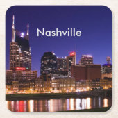 Nashville Skyline Kartonnen Onderzetters (Voorkant)