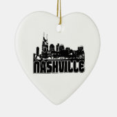 Nashville Skyline Keramisch Ornament (Rechts)