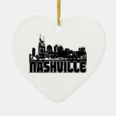 Nashville Skyline Keramisch Ornament (Voorkant)