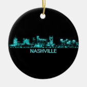 Nashville Skyline Keramisch Ornament (Voorkant)