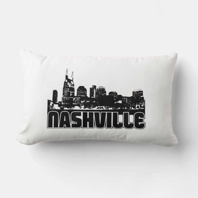 Nashville Skyline Kussen (Voorkant)