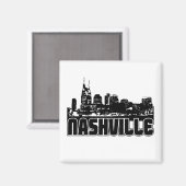Nashville Skyline Magneet (Voorkant / Achterkant)