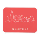 Nashville Skyline Magneet (Horizontaal)