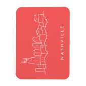 Nashville Skyline Magneet (Verticaal)