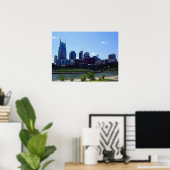 Nashville Skyline - Nashville, Tennessee Poster (Thuiskantoor)