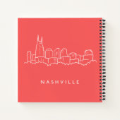 Nashville Skyline Notitieboek (Achterkant)