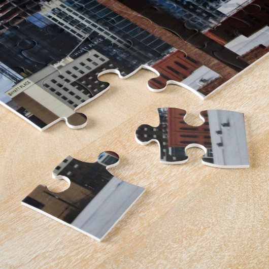 Nashville Skyline Puzzle Legpuzzel (Zijkant)