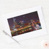 Nashville Skyline Rechthoekige Sticker (Envelop)