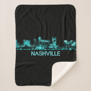 Nashville Skyline Sherpa Deken