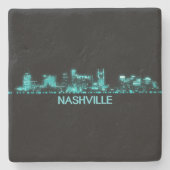 Nashville Skyline Stenen Onderzetter (Voorkant)