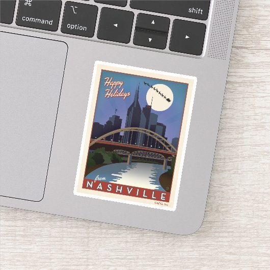 Nashville Skyline Sticker (Detail)