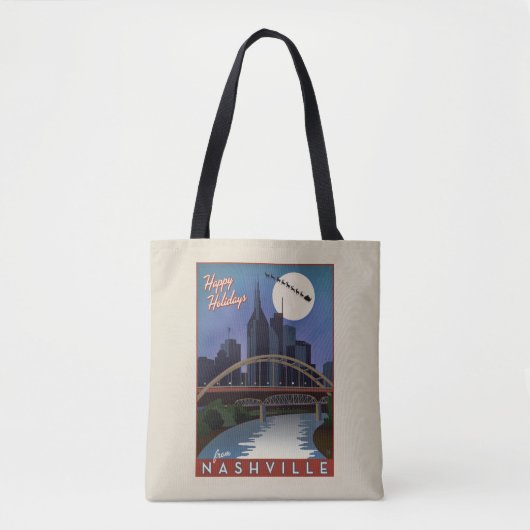 Nashville Skyline Tote Bag (Voorkant)