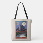 Nashville Skyline Tote Bag (Achterkant)