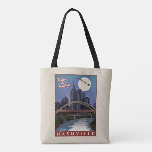 Nashville Skyline Tote Bag (Achterkant)