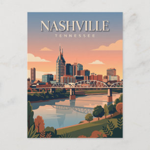 Nashville Skyline USA Briefkaart