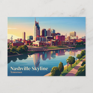 Nashville Skyline USA Briefkaart
