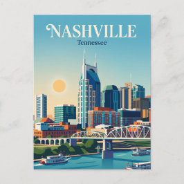 Nashville Skyline USA Briefkaart