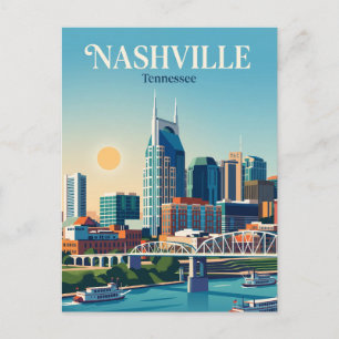 Nashville Skyline USA Briefkaart
