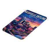 Nashville Skyline USA Magneet (Linkerzijde)