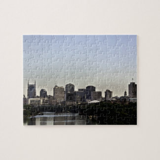 Nashville Skyline Waterverf Puzzle Legpuzzel