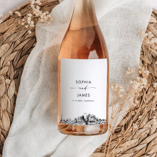 Nashville Skyline Wijn Etiket
