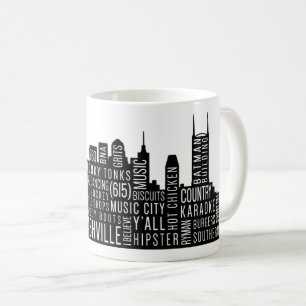 Nashville Skyline Woorden Koffiemok