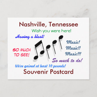 Nashville Souvenir Briefkaart