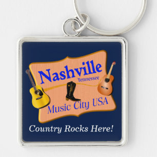 Nashville Souvenir Sleutelhanger